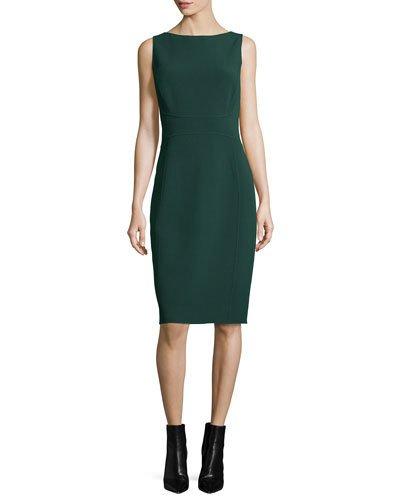 Sleeveless Sheath Dress, Forest