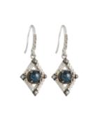 New World Black Opal Crivelli Drop Earrings