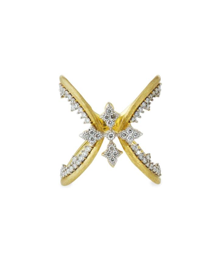 18k Moroccan Open Maltese Ring,