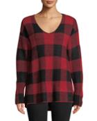 Buffalo Check V-neck