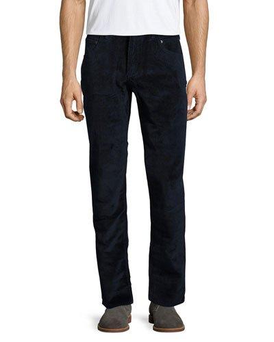 Bowie-fit Corduroy Pants, Blue