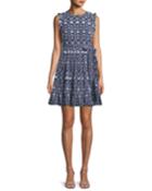 Sleeveless Eyelet Wrap