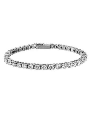 Essential Lines Platinum Diamond Tennis Bracelet