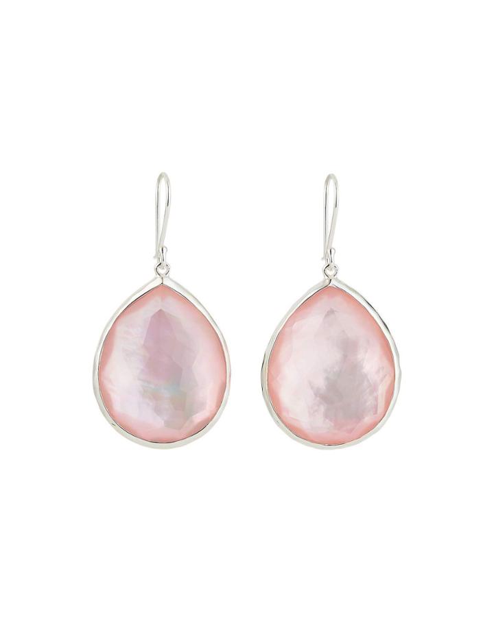 Wonderland Teardrop Earrings In Camellia