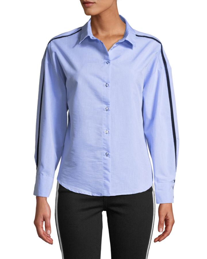 Armelle Long-sleeve Button-front