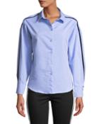Armelle Long-sleeve Button-front