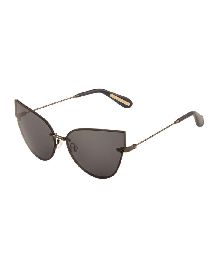 Vixen Rimless Metal Cat-eye