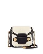 Alter Shearling Fur Free Fur Shoulder Bag, Off White