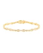 14k Gold Diamond Bow Tie Bracelet