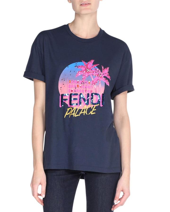 Fendi Palace Graphic T-shirt