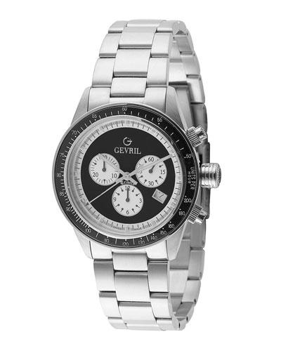 42mm Men's Tribeca Stainless Steel Chronograph Watch,
