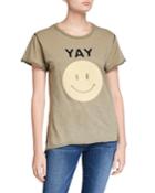 Yay Smiley Face Graphic Tee