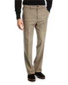 Check Flare Pants