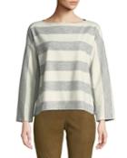 Striped Wool Top With
