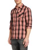 Casual Fit Max Plaid Button-front