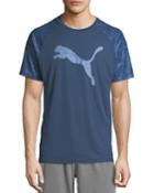 Men's Vent Cat Performance Tee, Blue