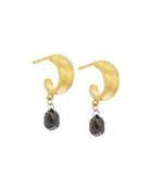 Black Diamond Drop Earrings