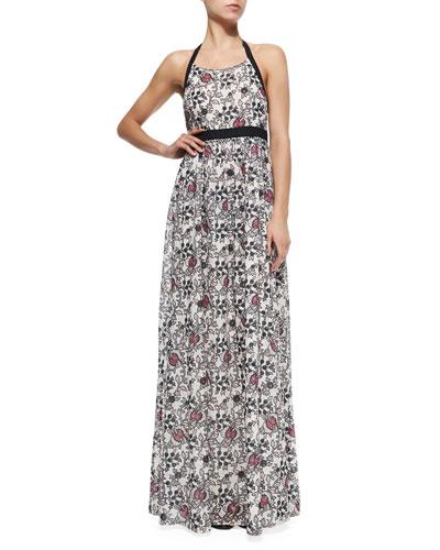Halter-neck Maxi Dress W/