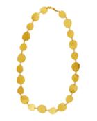 Contour 24k Gold All-around 1-strand Necklace,