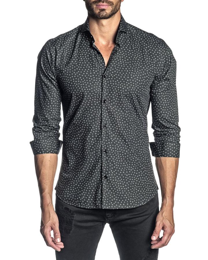 Men's Long-sleeve Star-print