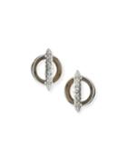 Mio Bar Stud Crystal Earrings