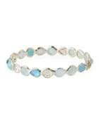 Rock Candy Silver All Around Bangle Bracelet In