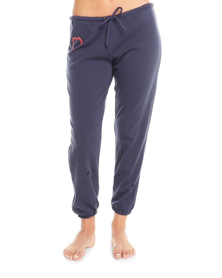 Heart Distressed Low-rise