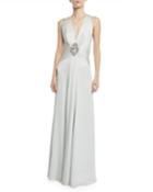 Bali V-neck Embellished Wrapped