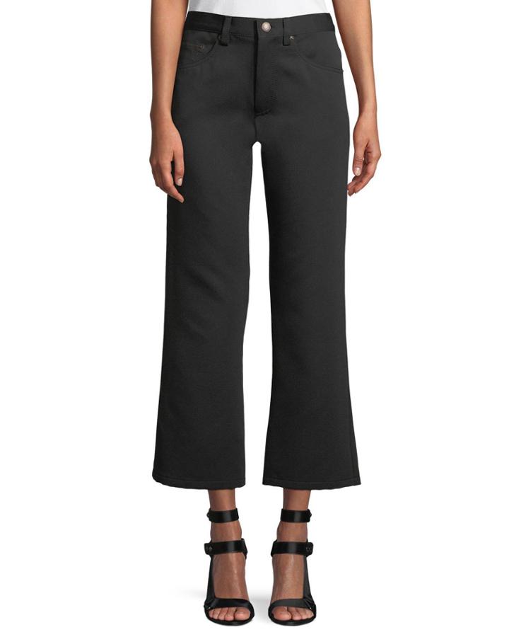 High-rise Flared-leg Jeans