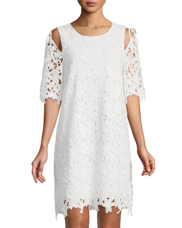 Lace Cold-shoulder