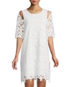 Lace Cold-shoulder