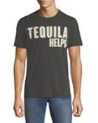 Men's Tequila Helps Crewneck Short-sleeve Cotton Tee