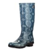 Shaye Bandana Rubber Rain Boots
