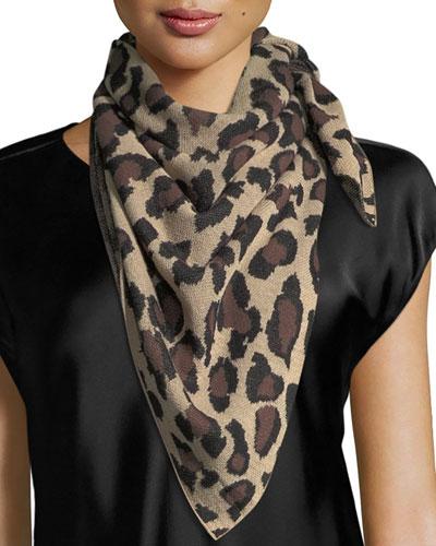 Leopard-print Bandana