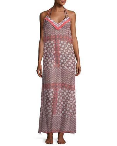 Printed Silk Halter