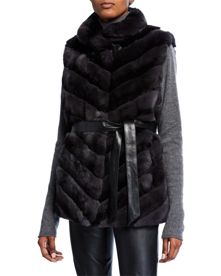 Reversible Fur-down Vest