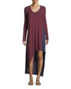 Long Sleeve Asymmetrical Hem