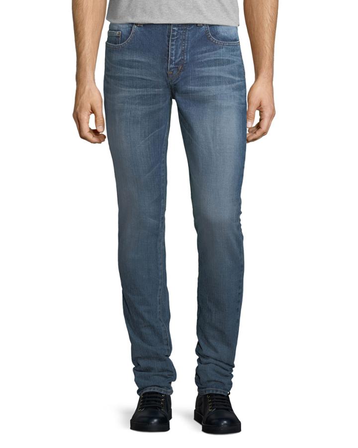 Skinny Jeans W/ Sl University Patch