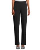 Seamed Straight-leg Pants