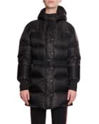 Long Belted Puffer Jacket