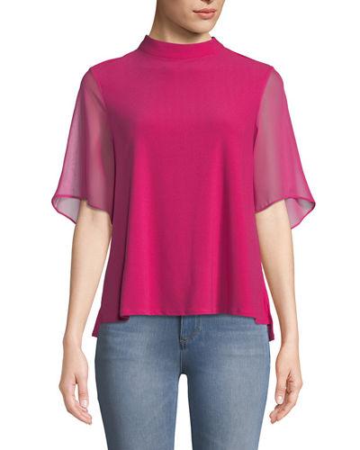 Mock-neck Flutter