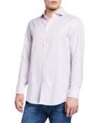 Men's Linen-blend Striped