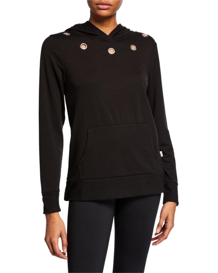 Amora Grommet Pullover Hoodie