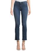 Nico Mid-rise Cigarette Jeans With Metallic