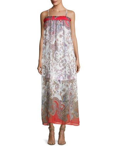 Paisley-print Chiffon