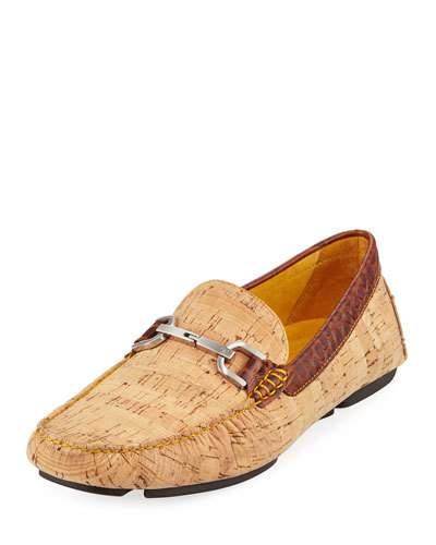Vexx Cork Horsebit Driver, Brown