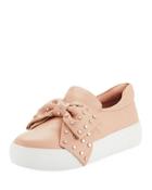 Studded-bow Slip-on