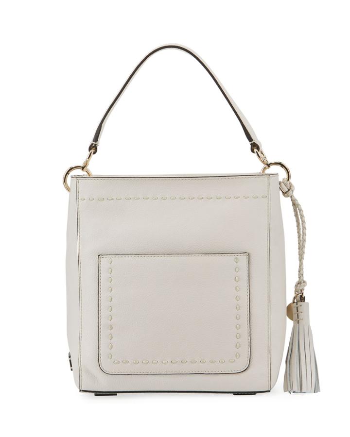 Payson Small Leather Hobo Bag