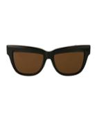 Metal/acetate Cat-eye