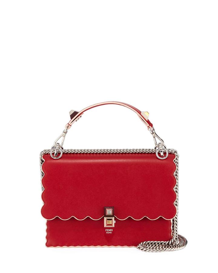 Kan Medium Scalloped Top-handle Bag